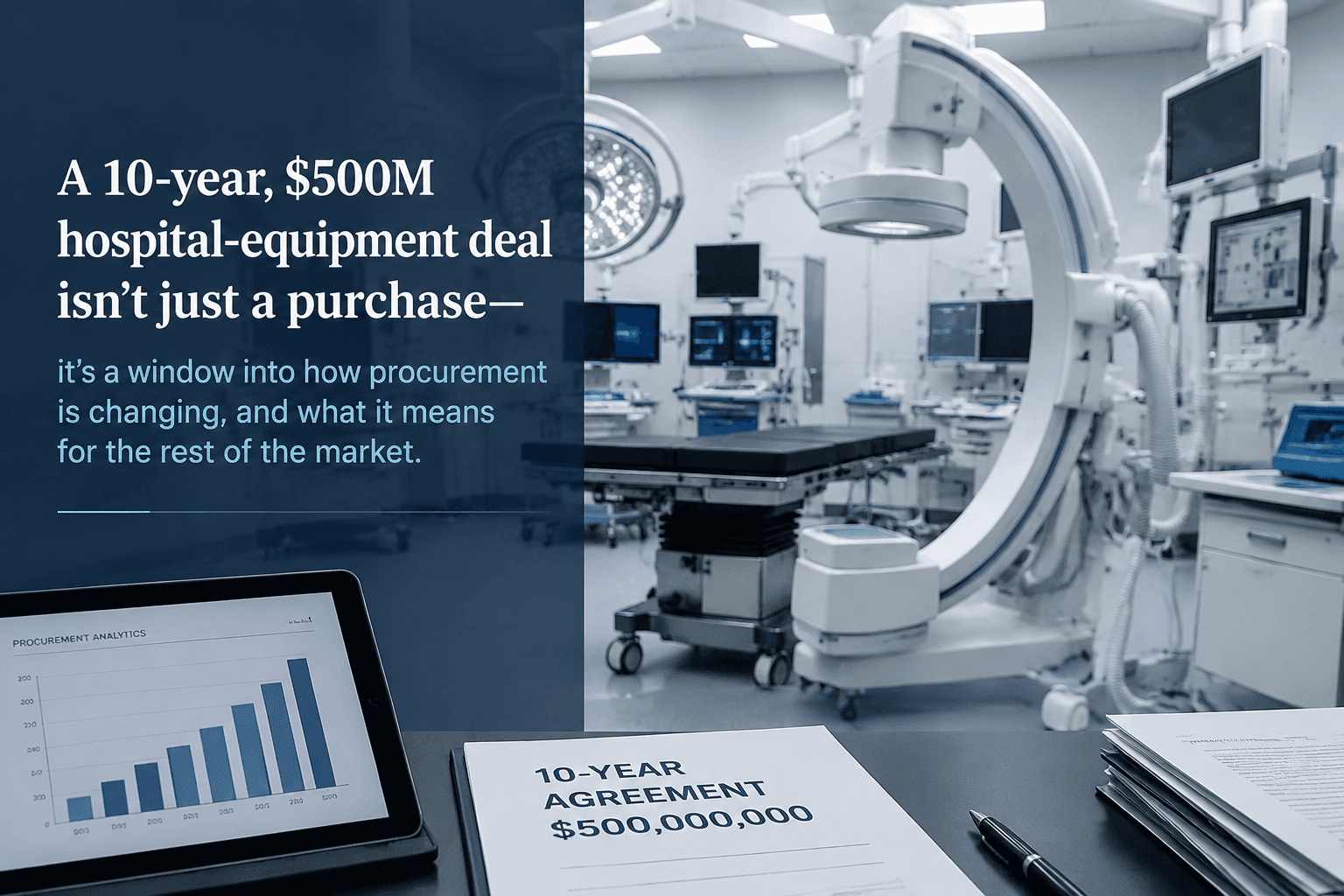 The $500 Million Hospital Deal That's Not Really About Buying Machines