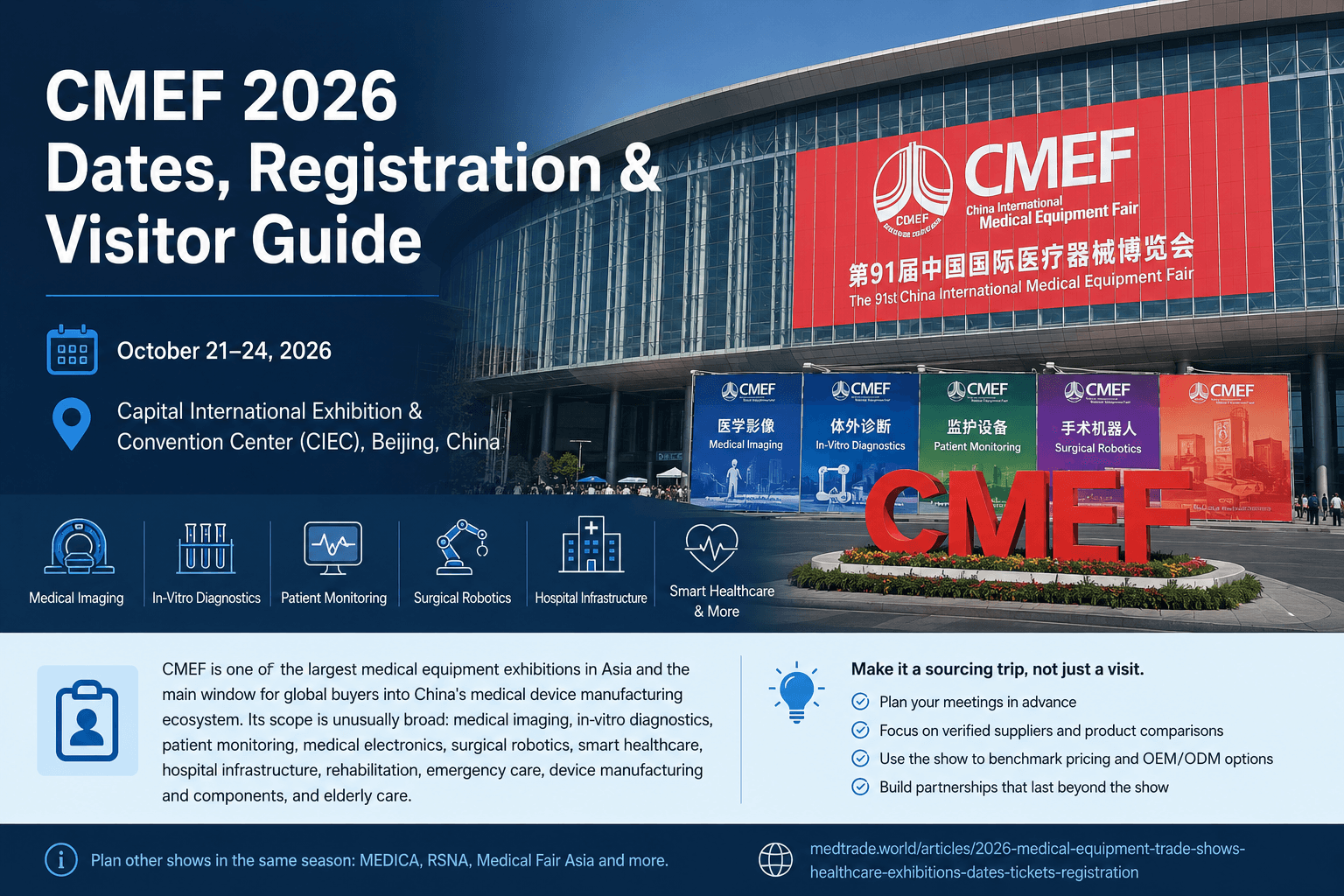 CMEF 2026 Dates, Registration & Visitor Guide