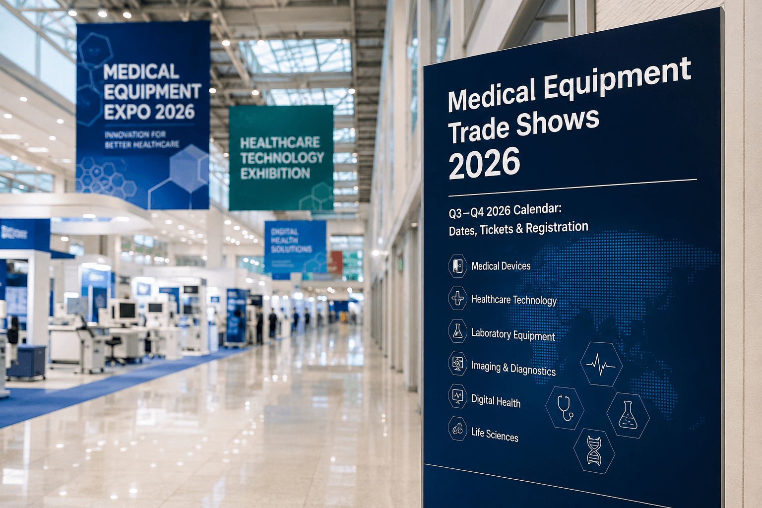 2026 Medical Equipment Trade Shows Calendar: Q3 & Q4 Dates, Tickets & Registration