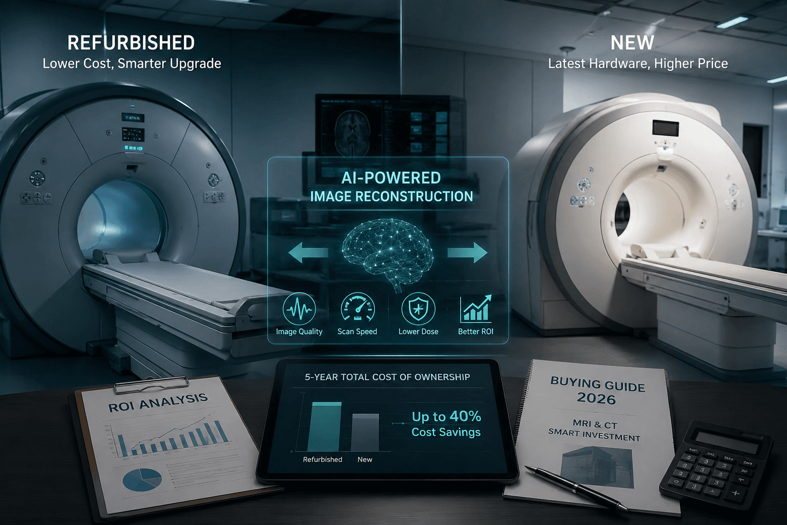 Refurbished vs New MRI & CT: AI-Powered ROI Buying Guide 2026
