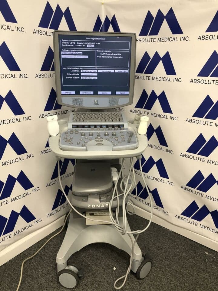 ZONARE Z-ONE Ultrasound System with Linear and Curved Array Probes image 1