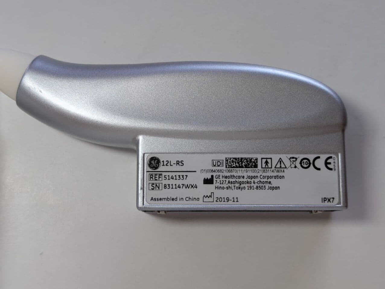 GE 12L-RS Linear Array Ultrasound Transducer thumbnail 2