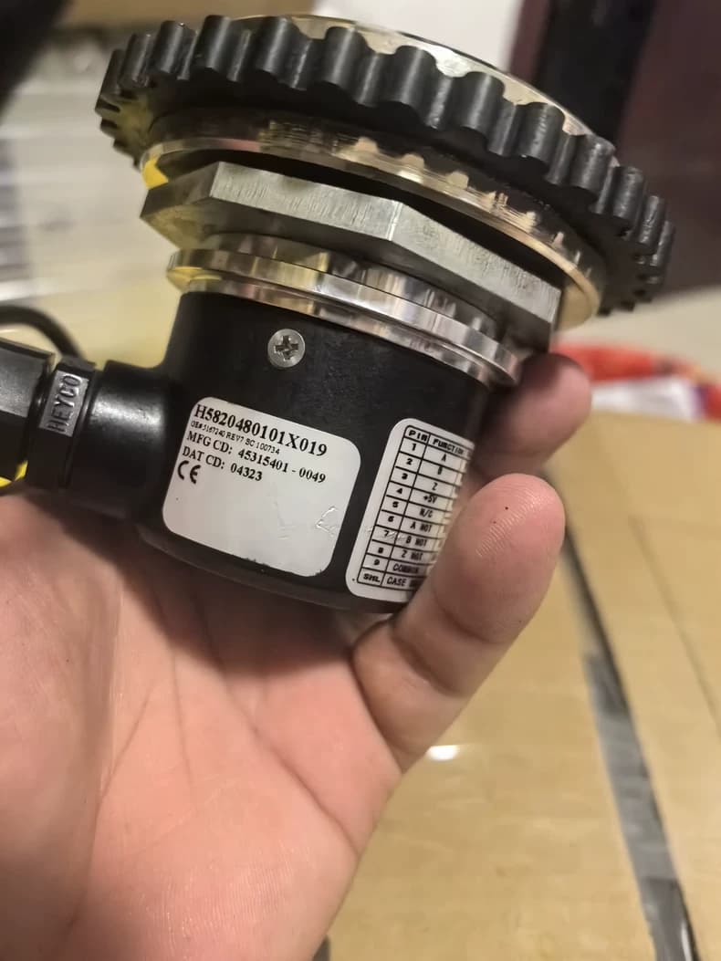 GE H5820480101X019 | CT Gantry Rotation Encoder | Part Number H5820480101X019 | GE Computed Tomography Speed Index Sensor | Angular Positioning Matrix image 1