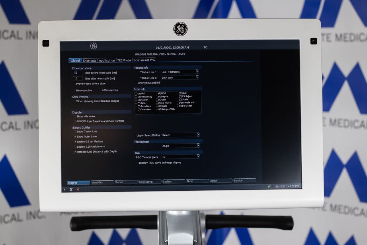GE Vivid S70 4D Cardiovascular Ultrasound System thumbnail 4