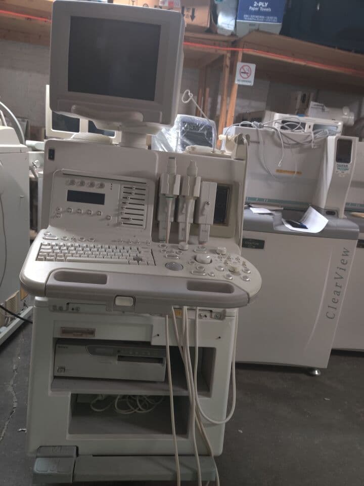 GE Logiq 700 Ultrasound System with Multiple Probes and Printer thumbnail 6