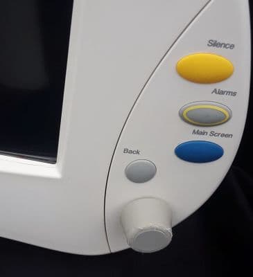 Philips IntelliVue M8004A MP50 Patient Monitor with M3001A Module thumbnail 5