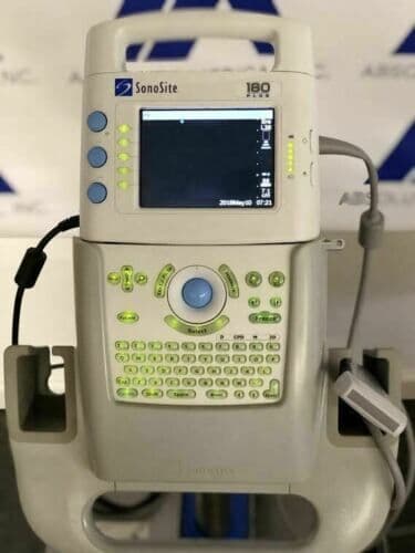 Sonosite 180 Plus Portable Ultrasound System with L38 Linear Vascular Probe thumbnail 7