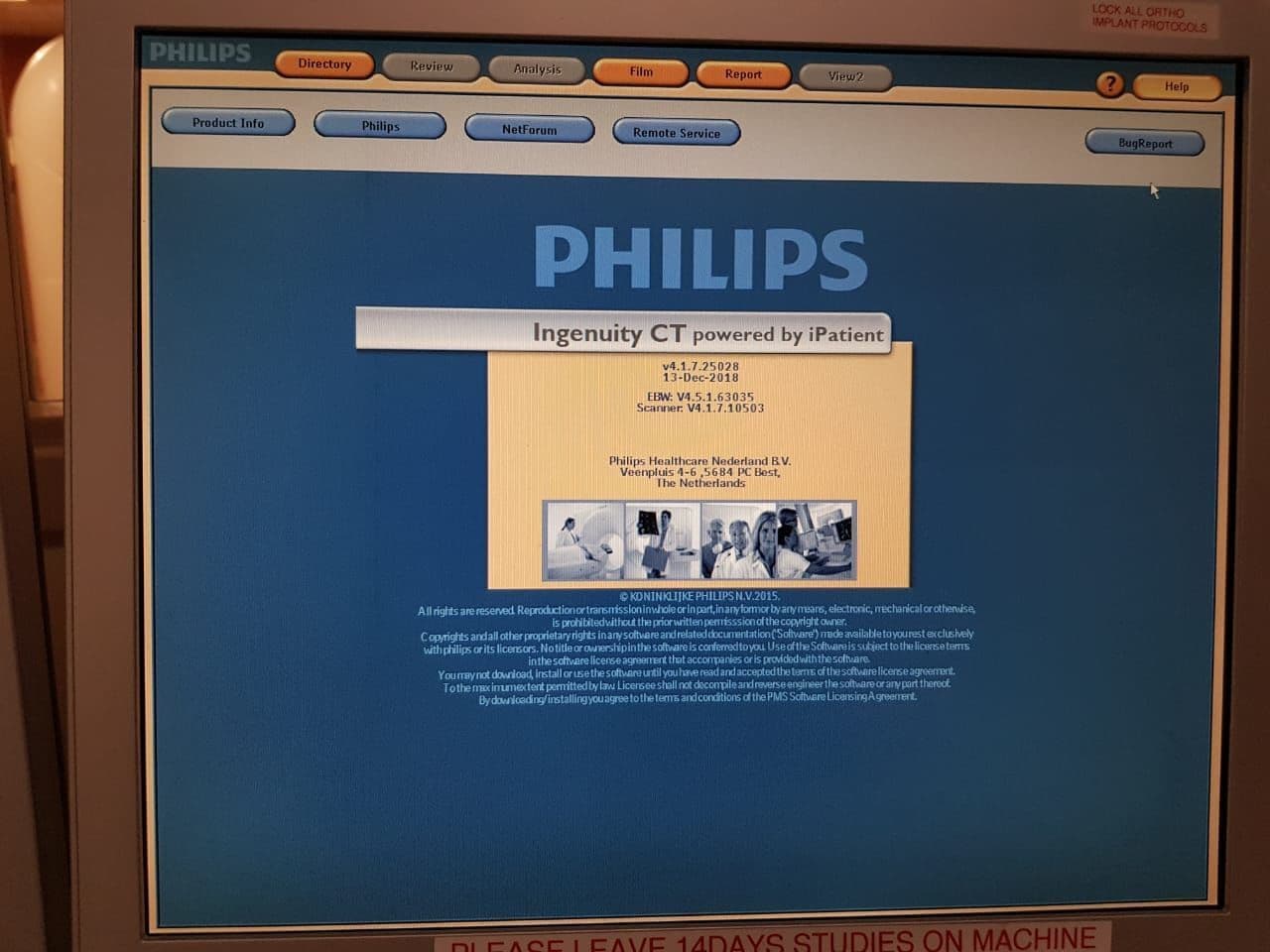 For Sale PHILIPS Ingenuity CT Scanner thumbnail 2