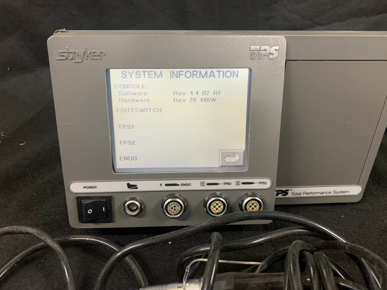 Stryker TPS BioMed Certified Arthroscopy Shaver System with Footswitch thumbnail 4