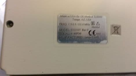 GE 3S Phased Array Ultrasound Transducer for Vivid 7 Systems thumbnail 2