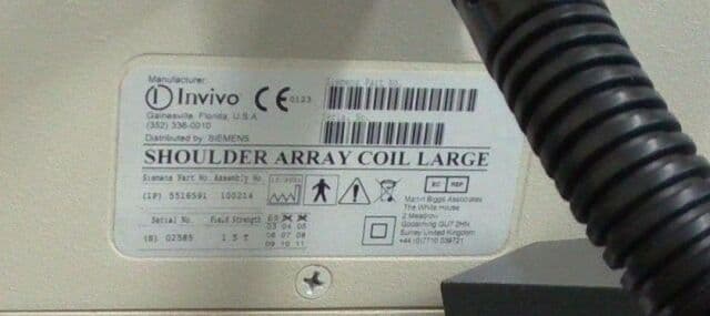 SIEMENS 1.5T MRI Shoulder Coil - Large 200mm Array | P/N: 05516591 / 100214 | Symphony/Avanto Compatible thumbnail 3