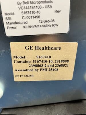 Peripheral Media Tower Chassis Assembly for GE Profile V MRI Scanners — Part No. 5167410-10 thumbnail 4