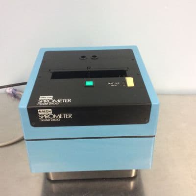 BioMed Certified Breon 2400 Spirometer for Pulmonary Function Testing