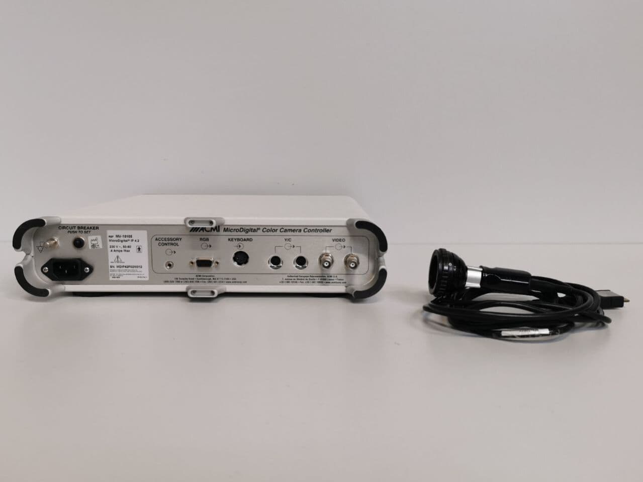ACMI MV-10105 MicroDigital IP 4.2 Digital Endoscopy Processor thumbnail 4