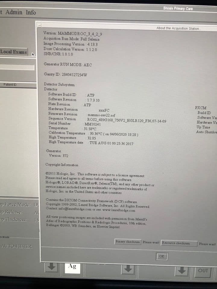 Hologic Selenia Digital Mammography System thumbnail 4