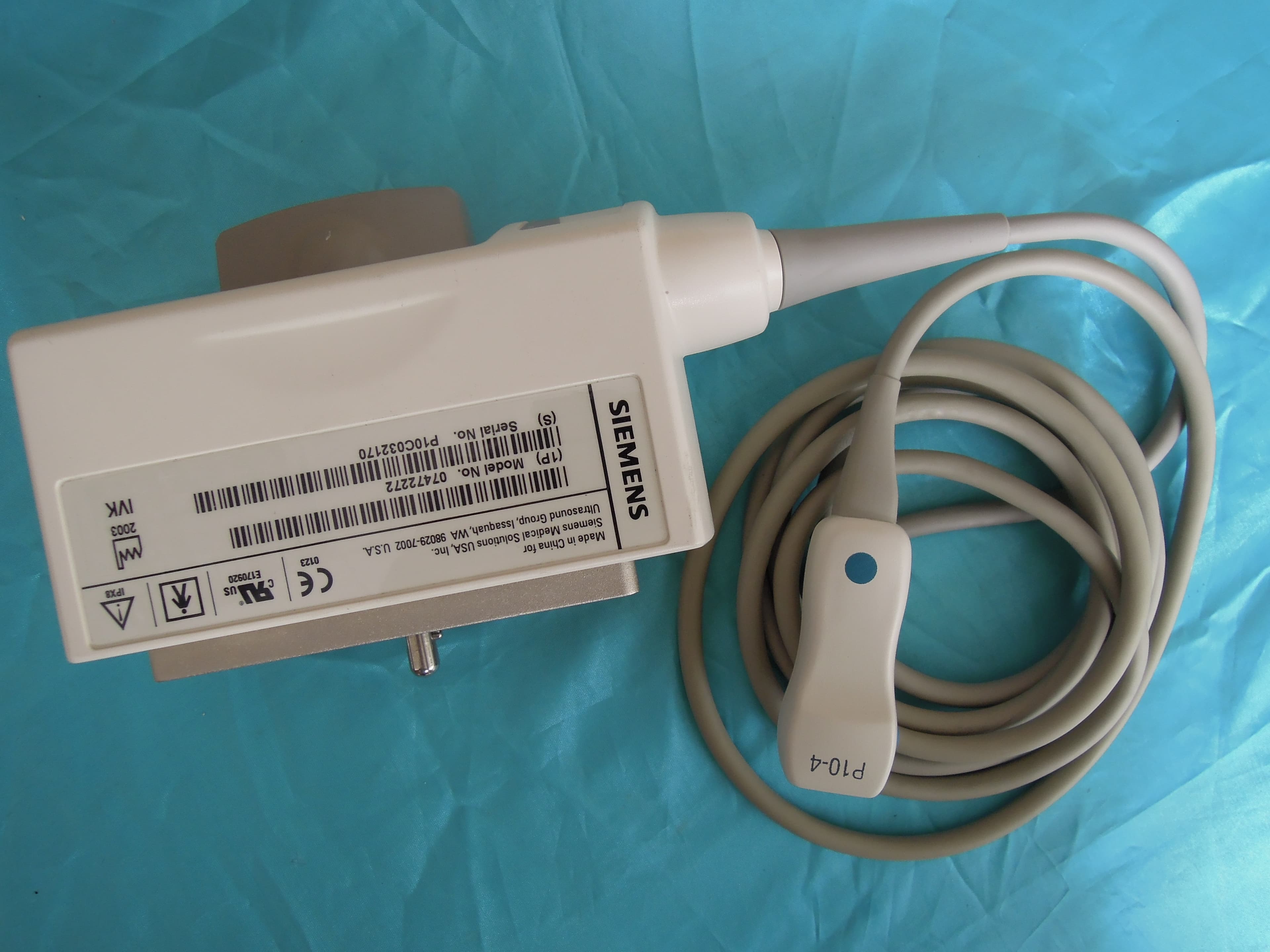 Siemens P10-4 Phased ArrayTransducer/Probe