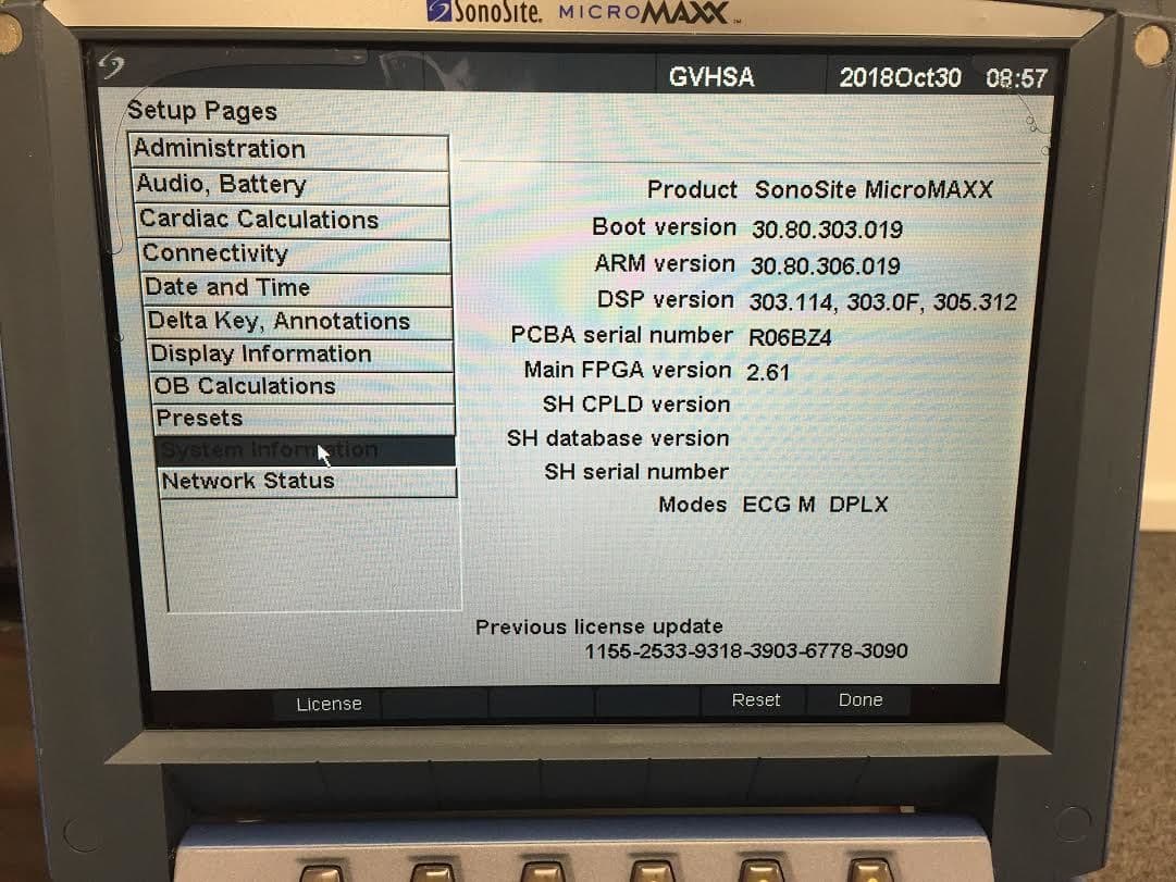 Sonosite MicroMaxx Portable Ultrasound System thumbnail 4