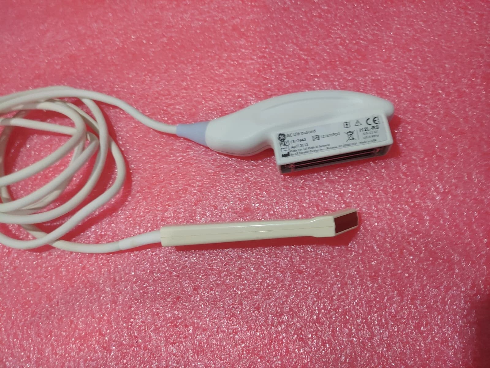 GE i12L-RS Hockey Stick Linear Ultrasound Probe for LOGIQ e & Venue Systems – Small Parts, MSK, Vascular, Nerve Block & Intraoperative Imaging
