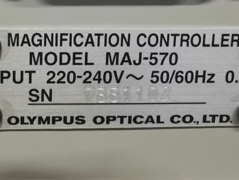 Olympus MAJ-570 Video Endoscopy Magnification Controller thumbnail 6
