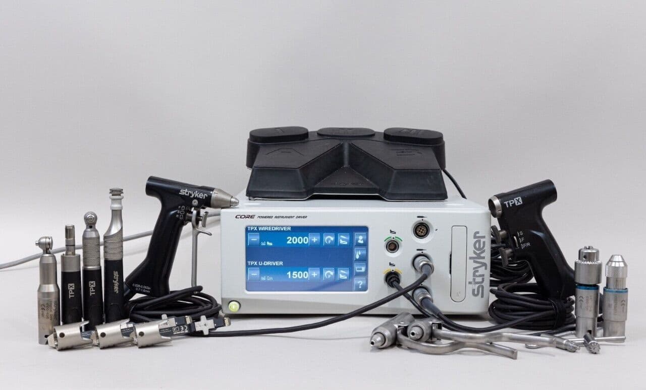 Stryker TPX Small Bone Electric Surgical Instrument Set