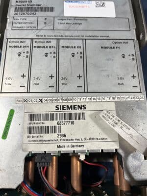 Replacement DMS Power Supply for Siemens Sensation 64 CT Scanner - Part No. 08377710 thumbnail 2