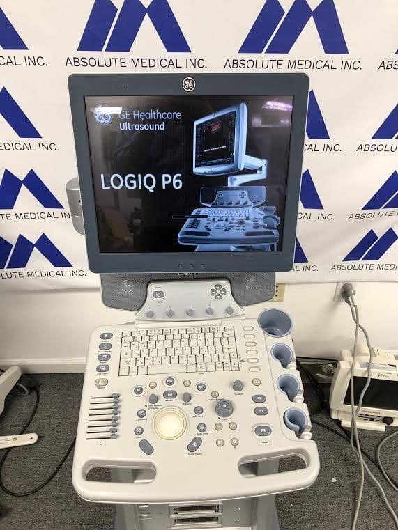 GE Healthcare Logiq P6 Ultrasound System with 3D/4D and Doppler thumbnail 2