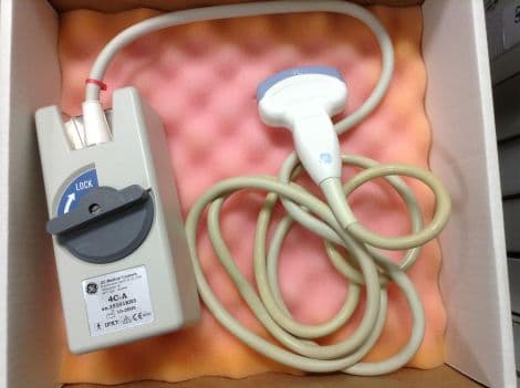 GE 4CA Curved Array Ultrasound Transducer for Voluson 730 Systems image 1
