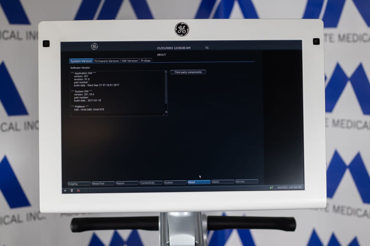 GE Vivid S70 4D Cardiovascular Ultrasound System thumbnail 5
