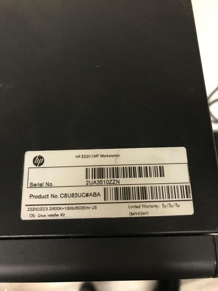 Hewlett Packard Z220 CMT Workstation Desktop Tower thumbnail 5