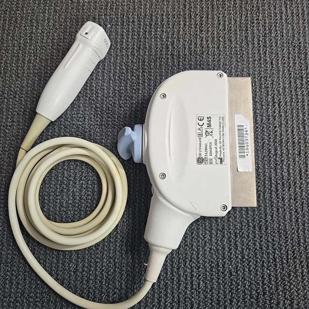 GE M4S Cardiac Phased Array Ultrasound Probe for Vivid Series, Adult Cardiology, Echocardiography & Shared Service Imaging