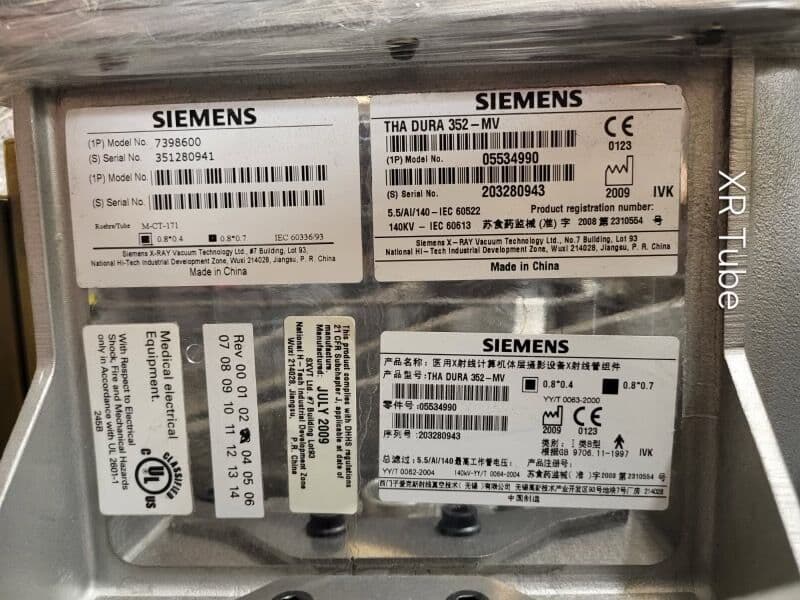 Siemens DURA 352 MV Replacement CT X-Ray Tube 05534990 thumbnail 7