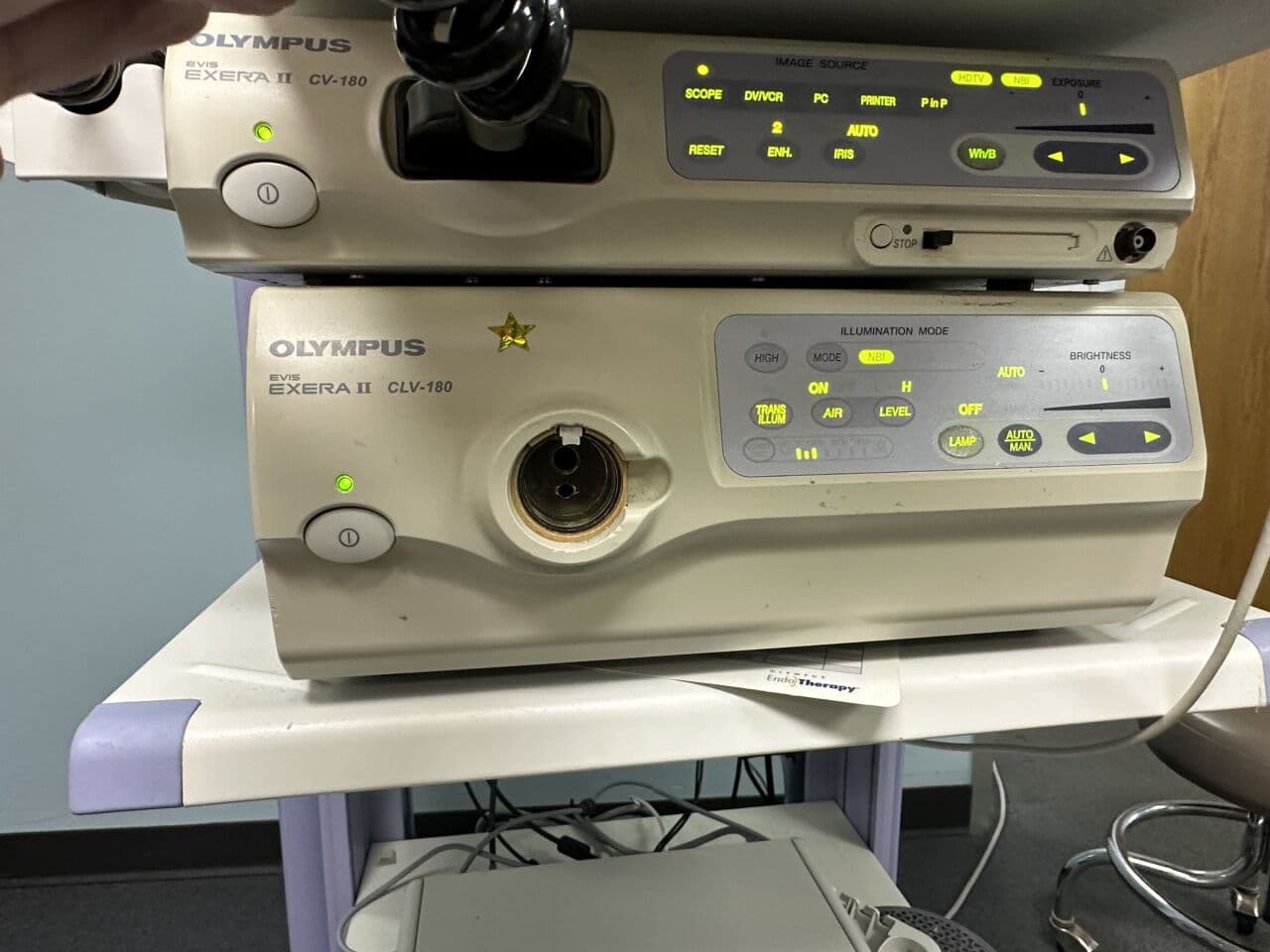 Olympus Evis EXERA II CV-180 Video Endoscopy Tower thumbnail 4