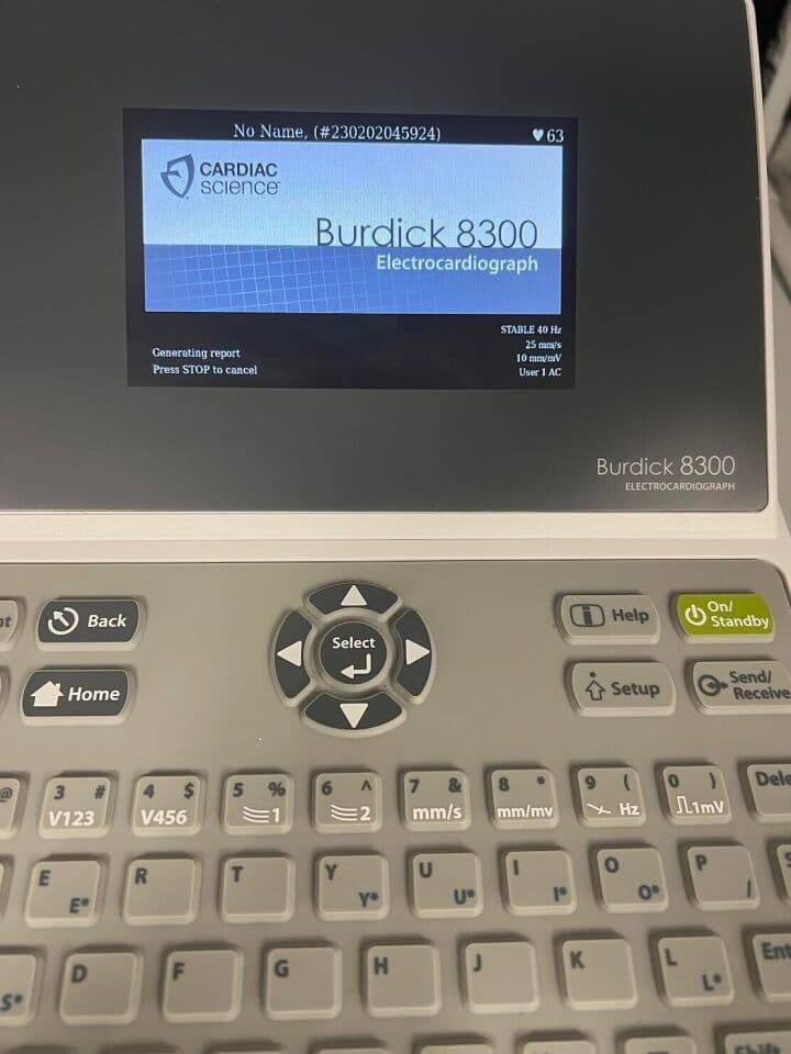 Burdick 8300 EKG Machine thumbnail 2