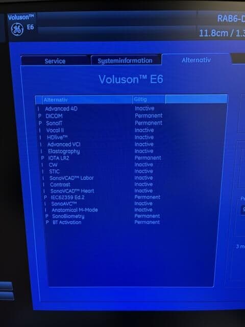 GE Voluson E6 GYN/OB Ultrasound System thumbnail 3