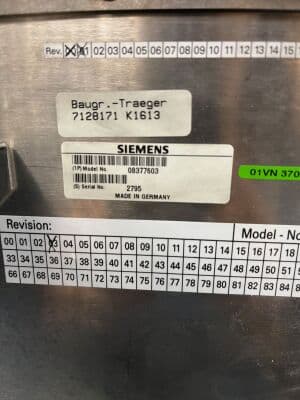 Siemens 8377603 C_BOX-E510 Assembly for Sensation CT Scanners thumbnail 4