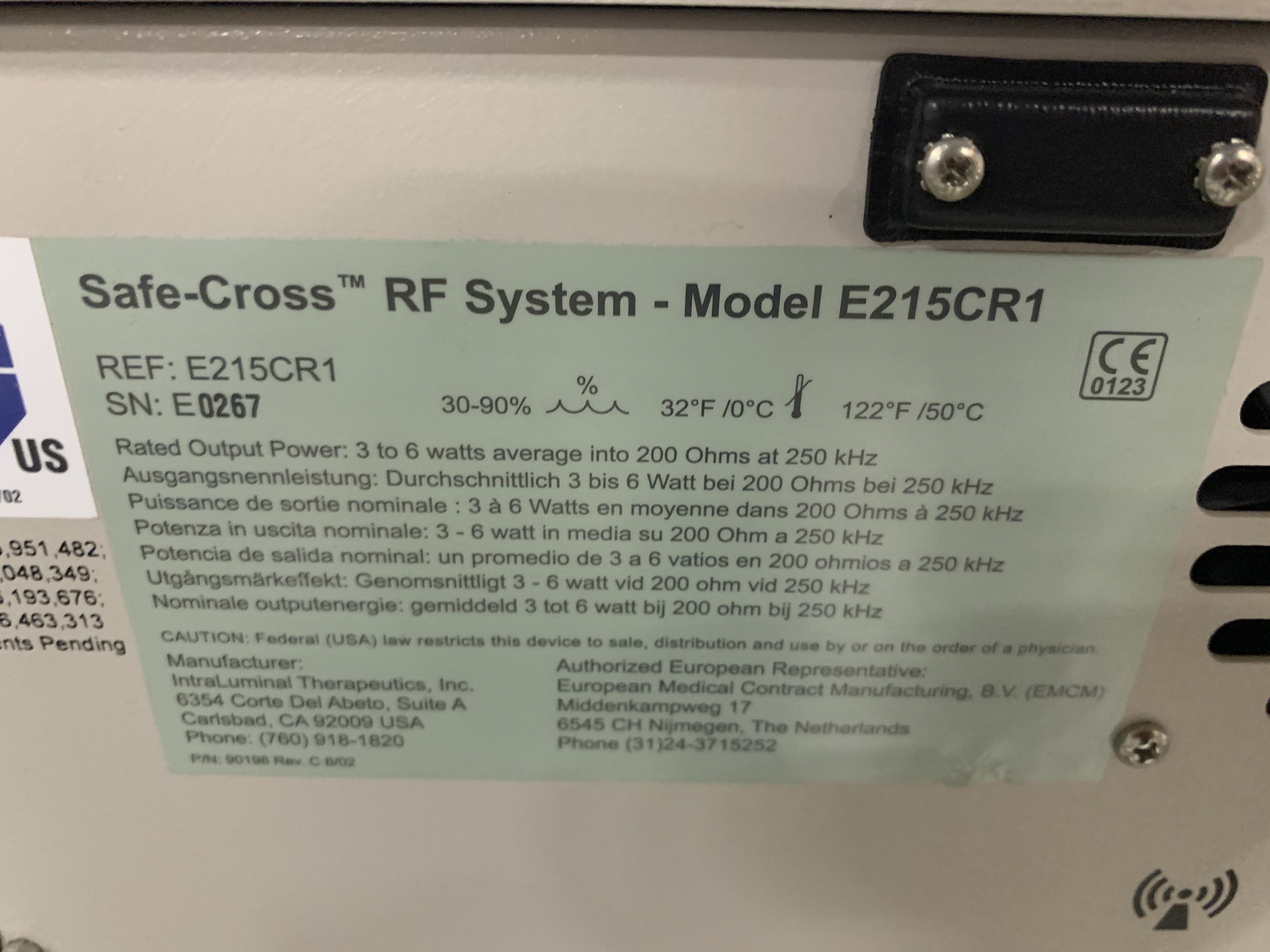 BioMed Certified Safe-Cross E215CR1 RF Shielding Component thumbnail 2