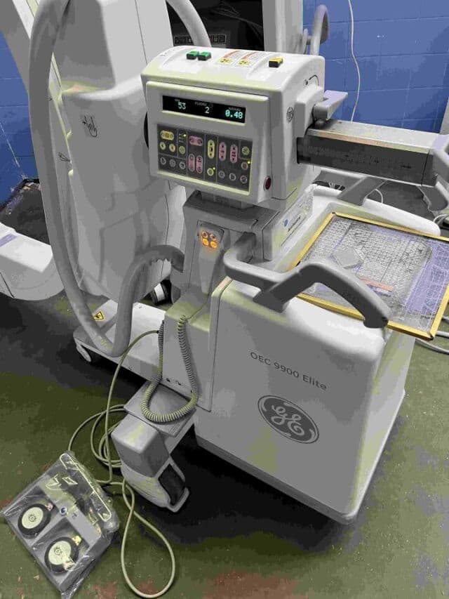 GE OEC 9900 Elite | Vascular MTS C-Arm | YOM 2012 | 12" Image Intensifier | Digital Subtraction Angiography | 2020 Remote User Interface | SW 7.0.59 thumbnail 2