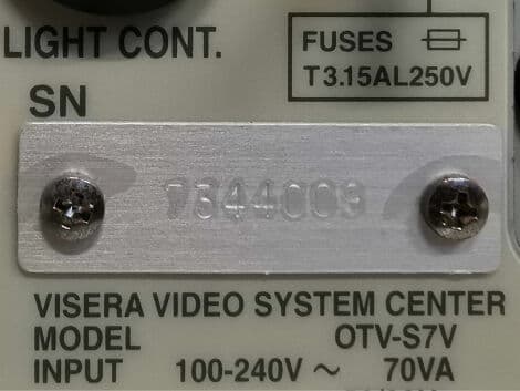 Endoscopy Processor — Olympus OTV-S7 Camera Control Unit thumbnail 6