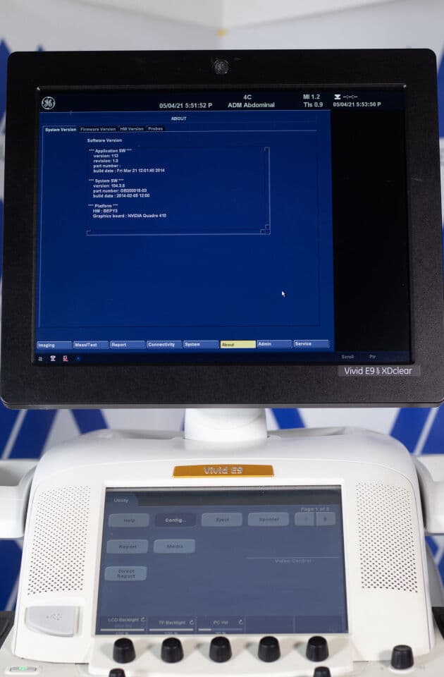 GE Vivid E9 XD Clear Cardiovascular Ultrasound System thumbnail 5
