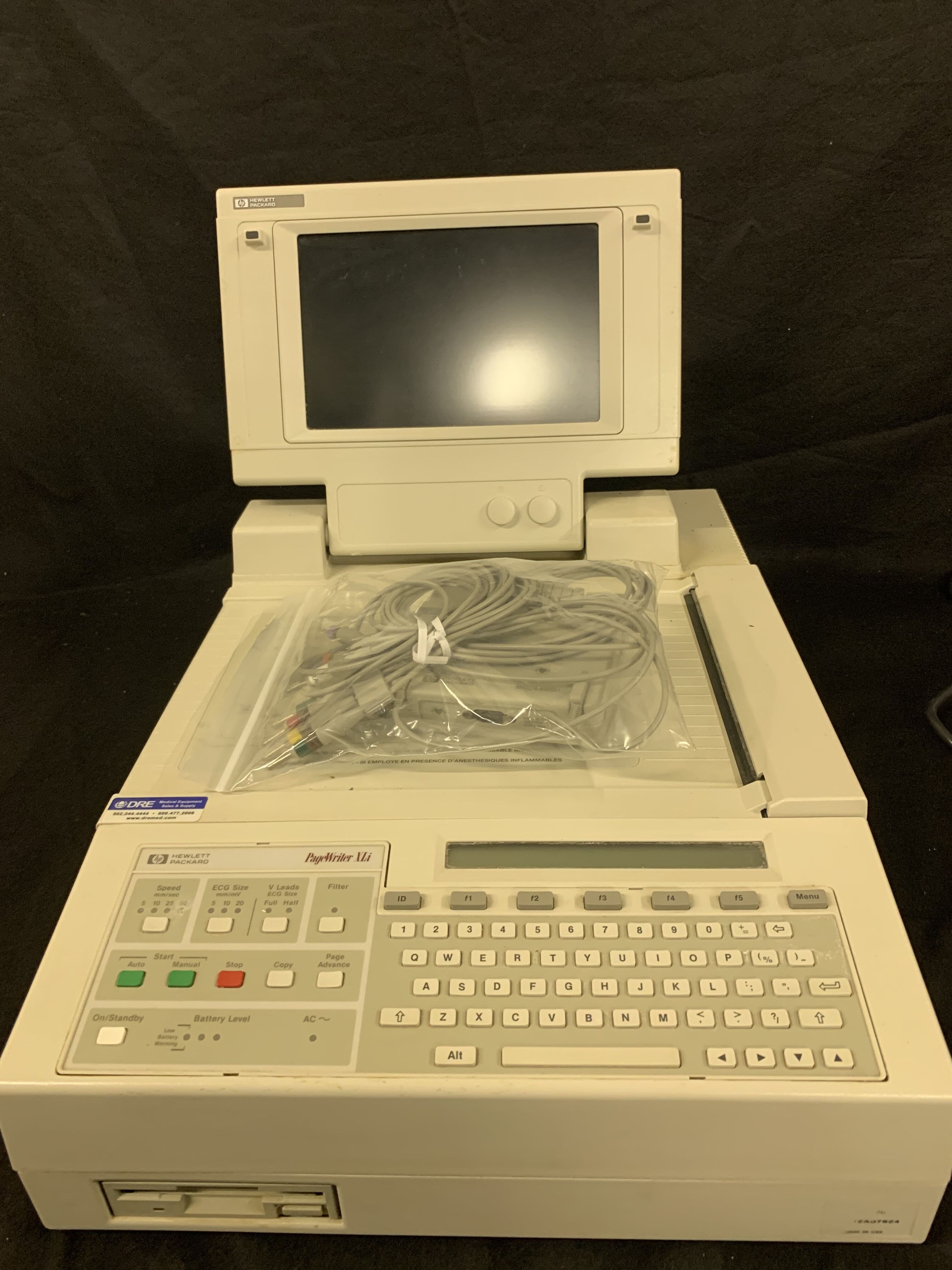 Hewlett Packard Page Writer XLi BioMed Certified EKG Machine thumbnail 2