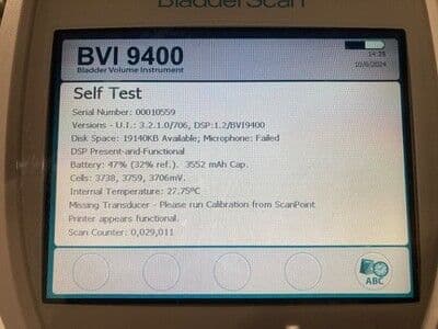 Verathon BVI 9400 BladderScan Bladder Scanner thumbnail 4