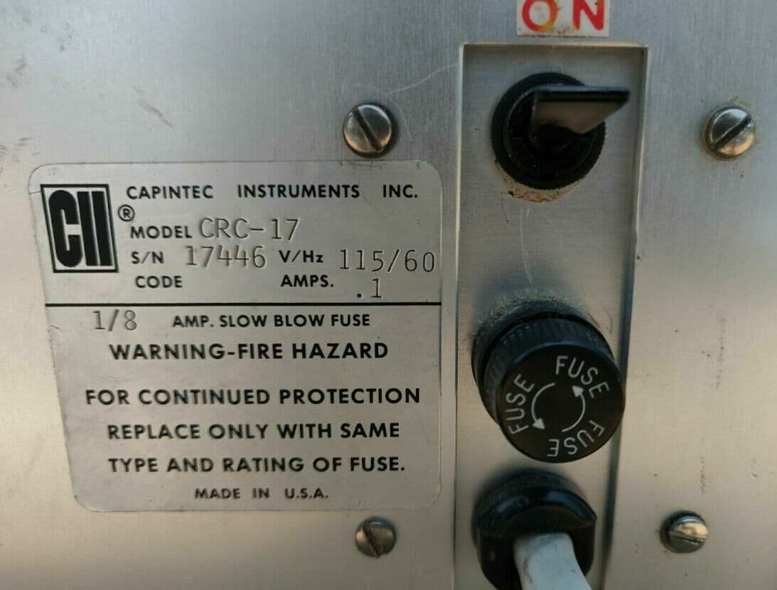 Hot Lab Dose Calibrator by Capintec — Model CRC-17 thumbnail 4
