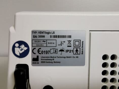 Löwenstein VENTIlogic LS — Life Support Ventilator thumbnail 9