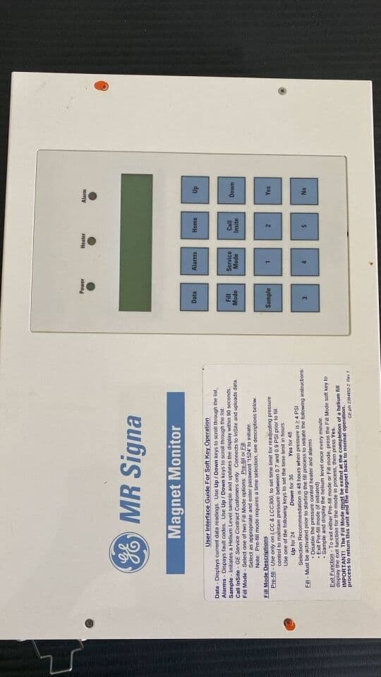 GE 2394952 Magnet Monitor for Signa MR Systems