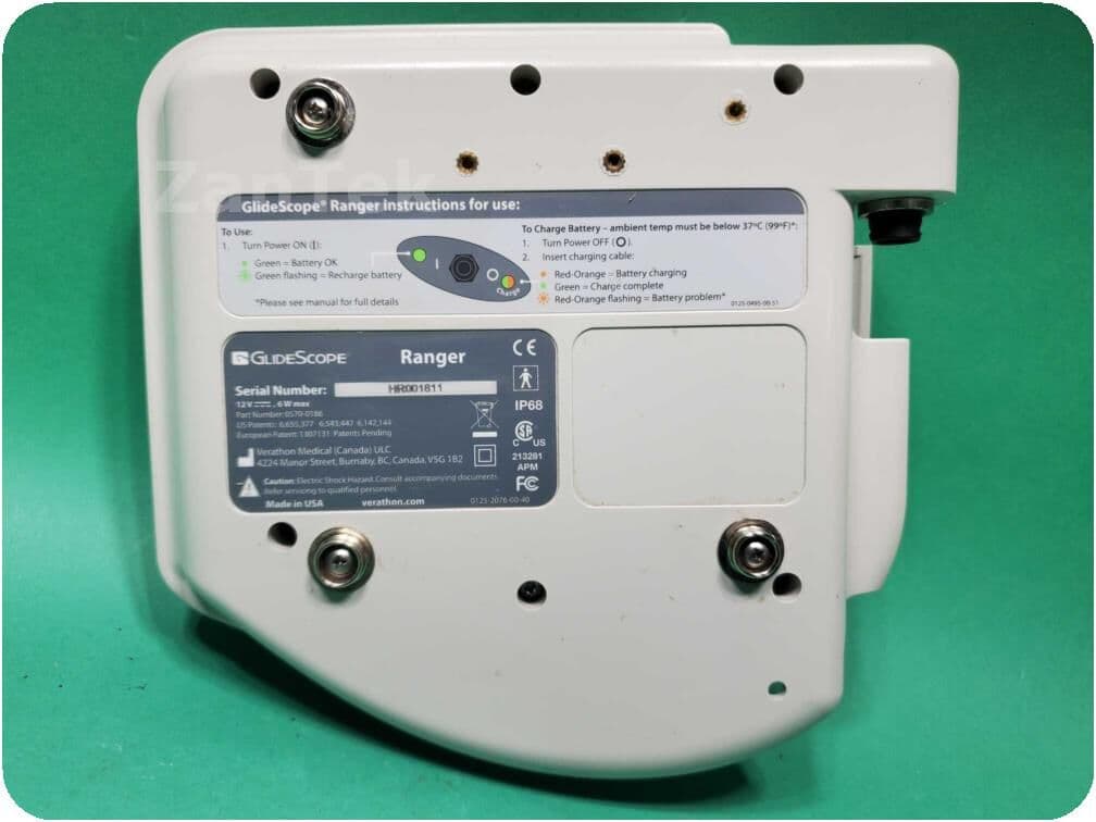 Verathon Glidescope Ranger Video Laryngoscope Monitor 0570-0186 thumbnail 10