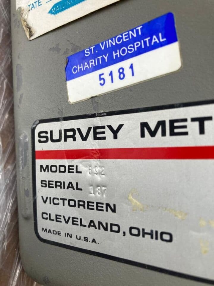 Victoreen 692 Radiation Survey Meter for Parts thumbnail 6