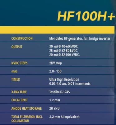 Compact and Lightweight MinXray HF100H XGS MkII Portable X-Ray System thumbnail 3