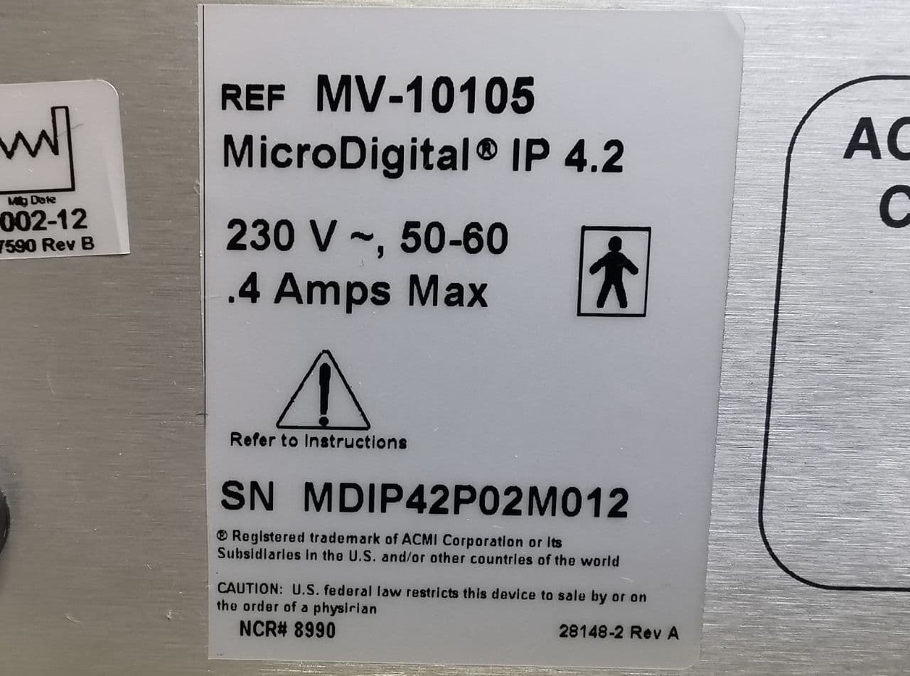 ACMI MV-10105 MicroDigital IP 4.2 Digital Endoscopy Processor thumbnail 5