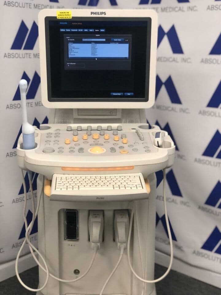 Philips HD9 Ultrasound System with C6-3 and V9-4v Transducers thumbnail 4