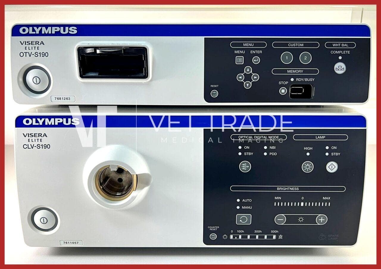 Olympus Visera Elite Endoscopy System with OTV-S190 Processor and CLV-S190 Light Source